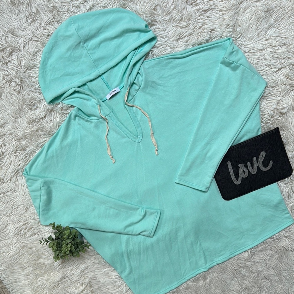 Jenny Boston Hoodie Top 💗 Mint